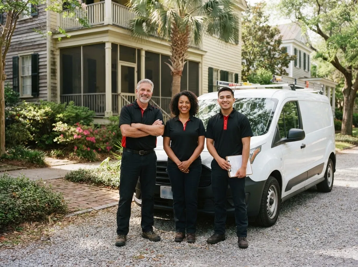 Coastal Wren Pest Control pest control service team in Charleston, SC